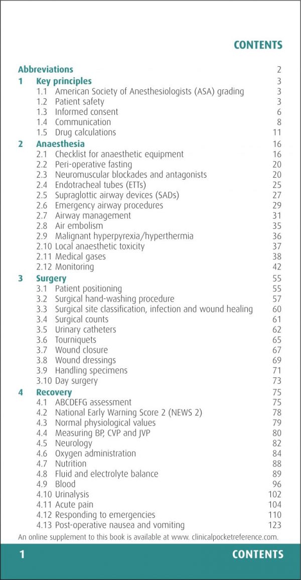 Clinical Pocket Reference Operating Department Practice Third Edition - Image 2