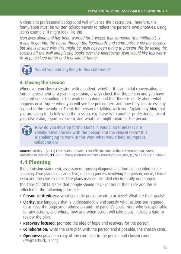 Clinical Pocket Reference Fundamentals of Acute Mental Health Nursing - Image 8